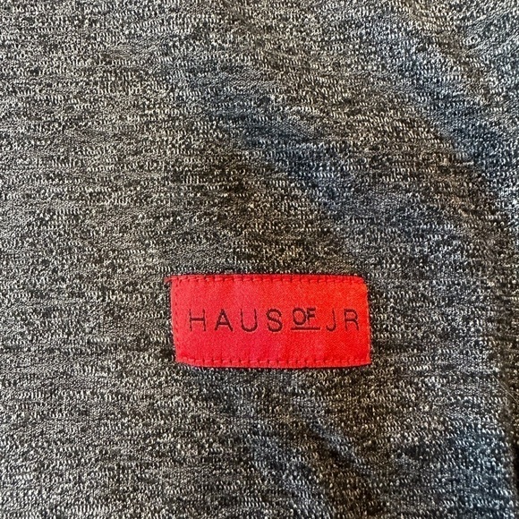 Haus of JR Harper SS Side Zip Tee Charcoal - Picture 2 of 11